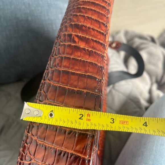 Brahmin Leia Crossbody Pecan PERFECT CONDITION - Picture 14 of 14